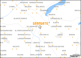 map of Grandate