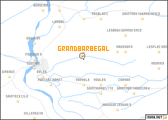 map of Grand Barbegal