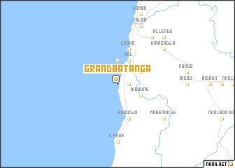 map of Grand Batanga