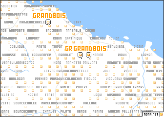 map of Grand Bois