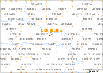 map of Grand-Bois