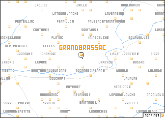 map of Grand Brassac