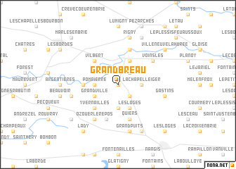 map of Grand Bréau