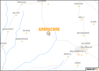 map of Grand Cane