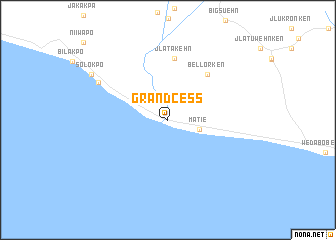 map of Grand Cess