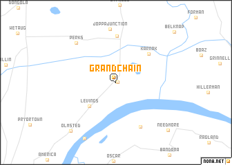 map of Grand Chain