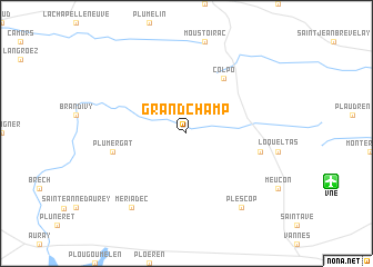 map of Grand-Champ