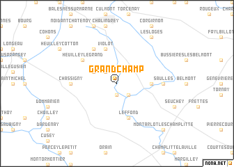 map of Grandchamp