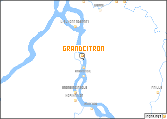 map of Grand Citron