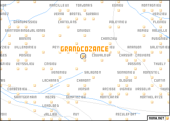 map of Grand-Cozance