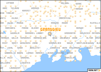 map of Grand Dieu