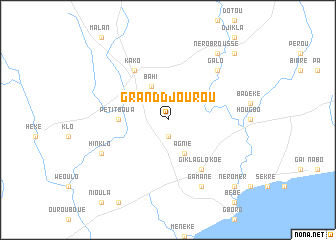 map of Grand Djourou
