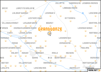 map of Grand Donzé