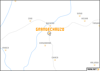 map of Grande Chauzo