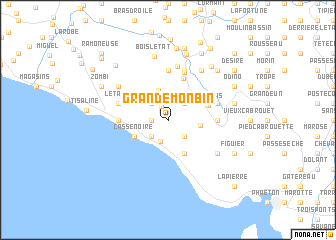 map of Grande Monbin