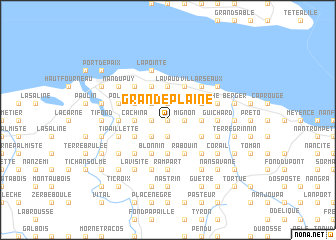 map of Grande Plaine