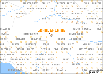 map of Grande Plaine