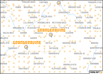 map of Grande Ravine