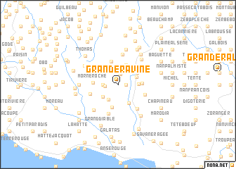 map of Grande Ravine