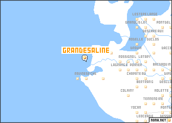 map of Grande Saline