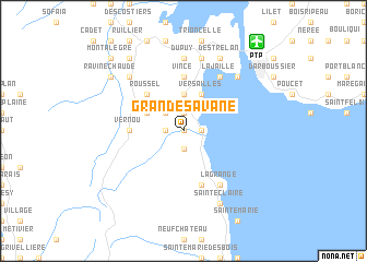 map of Grande Savane