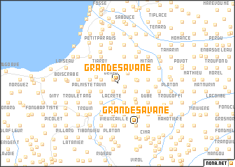 map of Grande Savane