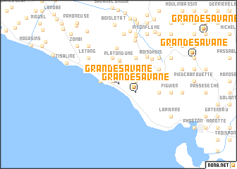 map of Grande Savane