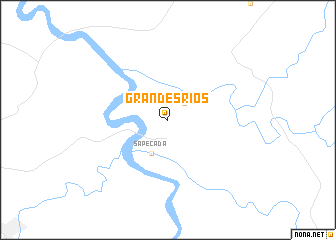 map of Grandes Rios