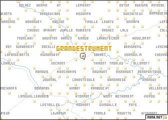 map of Grande Strument