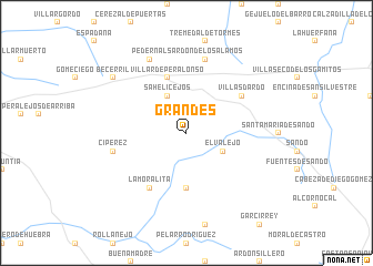 map of Grandes