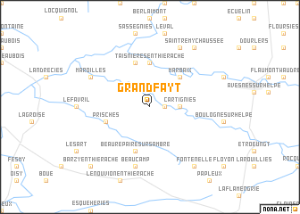 map of Grand-Fayt