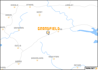 map of Grandfield