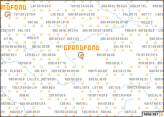 map of Grand Fond