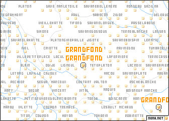 map of Grand Fond