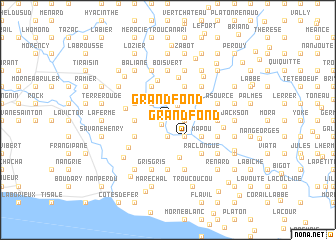 map of Grand Fond