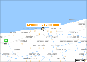 map of Grand-Fort-Philippe