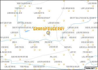 map of Grand-Fougeray