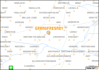 map of Grandfresnoy