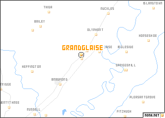 map of Grand Glaise