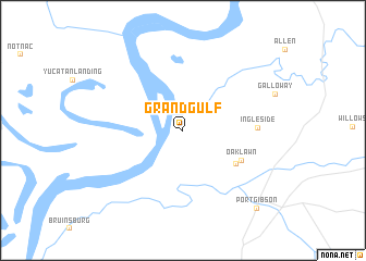 map of Grand Gulf