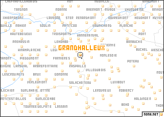 map of Grand-Halleux