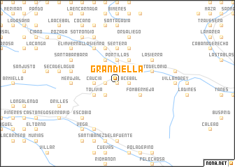 map of Grandiella