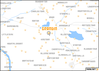 map of Grandin