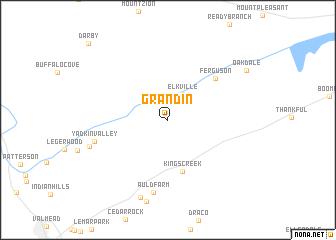 map of Grandin