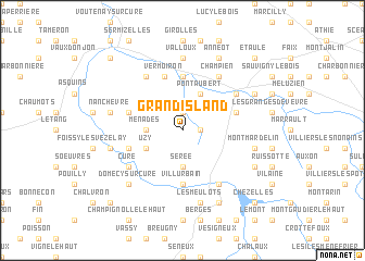 map of Grand Island