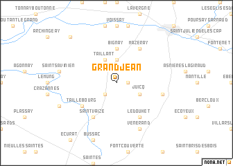 map of Grandjean