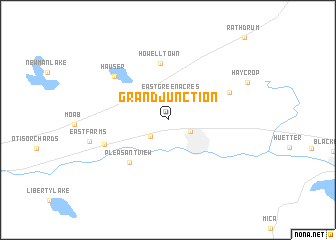 map of Grand Junction