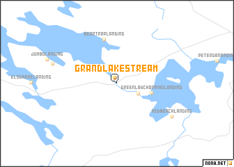 map of Grand Lake Stream