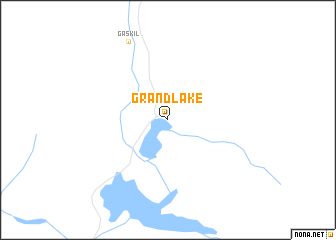 map of Grand Lake