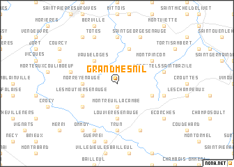 map of Grandmesnil